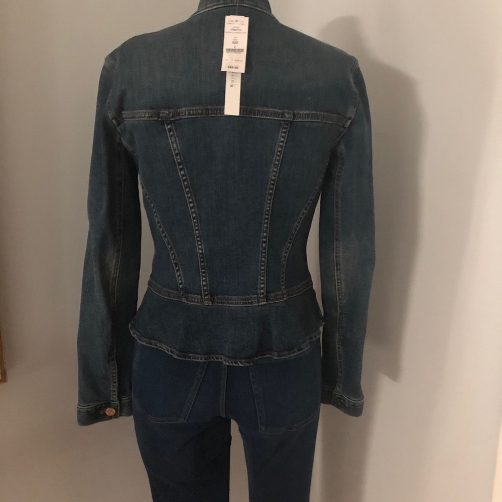 WHBM LONG SLEEVE NOVELTY DENIM JACKET - Picture 2 of 15